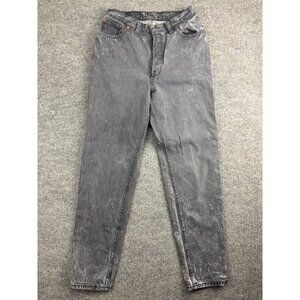 Vintage Levis 501 Denim Jeans Made in USA Women's 11‎ Black Mom Hi Rise 1960s